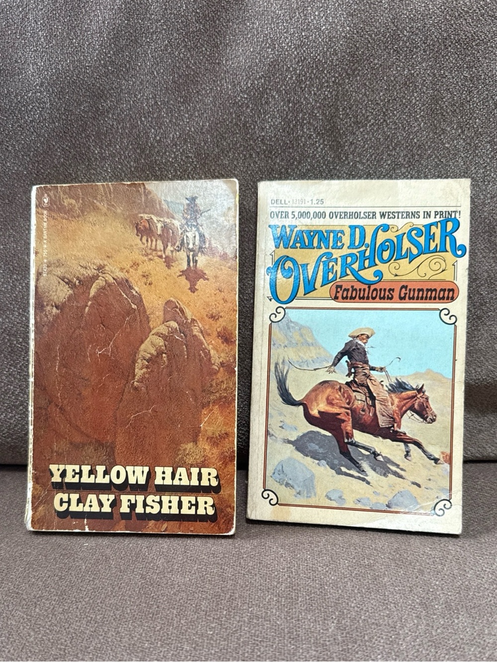 Yellow Hair by clay Fisher & Overholser western novels.